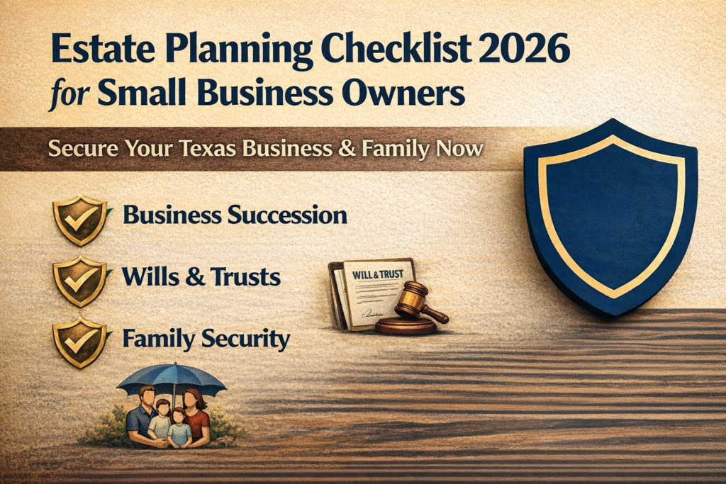 Estate Planning Checklist 2026